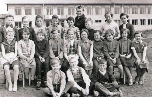 Skolfoto läsåret 1955/56